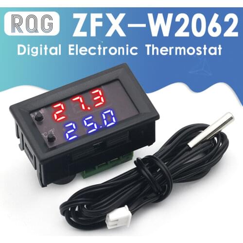 ZFX-W2062 Microcomputer Digital Electronic Thermostat Fahrenheit Instantaneous Conversion Adjustable Thermostat