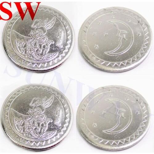 100PCS arcade game token coins Amusement custom custom metal tokens wholesale spare parts of game machines token coins tickets