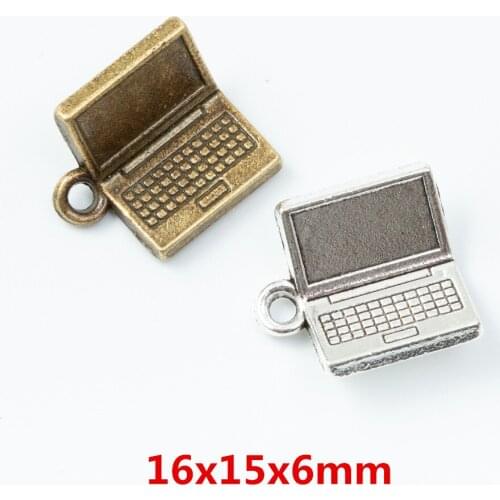 30 pieces of retro metal zinc alloy computer pendant for DIY handmade jewelry necklace making 6818
