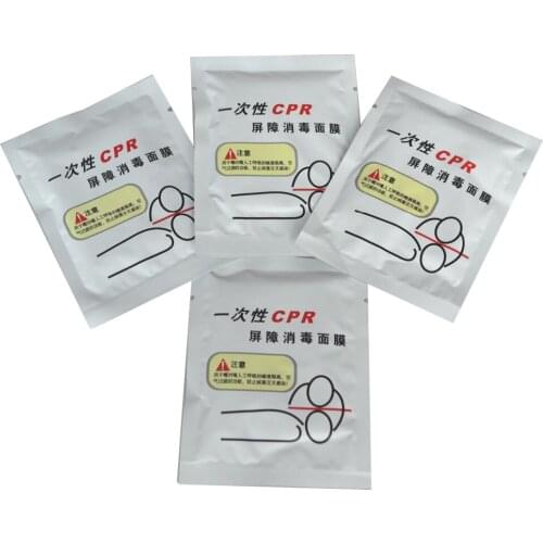 50pcs/box Cpr Face Shield Sheet Mask