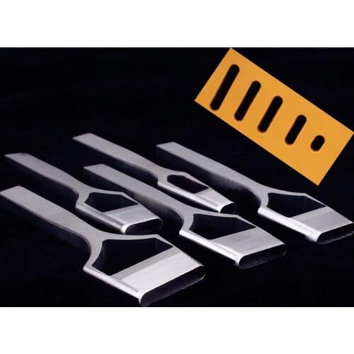 8 sizes Leather Craft Belt Band Oval Hole Punch Tools Flat punch Stitching DIY strap oblate Cutter chisel Tools belt punch punch