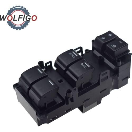 WOLFIGO Car Power Window Control Switch 35750TA0A31 35750-TA0-A31 For 2008-2012 Honda Accord EX 35750-TA0-A32 35750TA0A310
