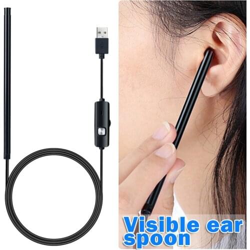 Ear Cleaning Endoscope WiFi Borescope Inspection Ear Wax Remover Tool HD Waterproof Camera Personal Health Care TK