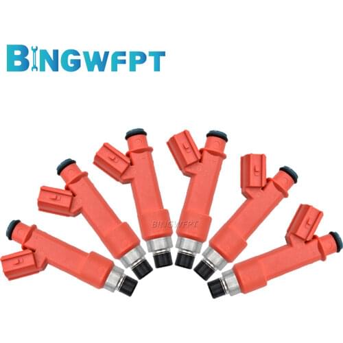 6PCS Fuel Injector Nozzle for Toyota 1.8L Lotus Exige Celica 1001-87F90 100187F90 1ZZFE 2ZZGE