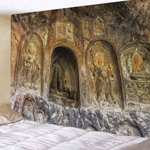 Tapestry Wall Hanging Bed Spread Beach Towel Table Cloth Yoga Mat Home Deco India Modala Wall Design Rectangle 150cmx130cm