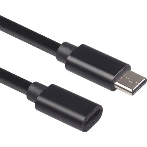 HLZS-1.5M Usb C Type-C Male To Female Extension Cable Type-C Interface To Jack Socket Usb C Charging Extensor Wire Connector
