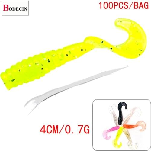 Artificial/Bass Bait For Fishing Lure Soft Silicone Jig Shad Long Tail Wobbler Salt Smell Additive Worm Swimbait Tackle 100pcs