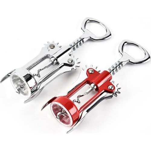 Creative Zinc Alloy Wine Bottle Opener Multifunctional Automatic Wine Opener Wine Corkscrew For Bar Restaurant