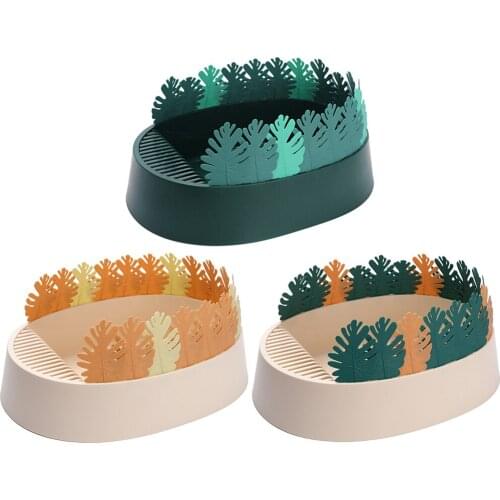 Cat Litter Tray Easy to Clean 48x35.5x19.5cm Cat Litter Box Cat Self Cleaning Pet Toilet Anti-Splash Cat Toilet