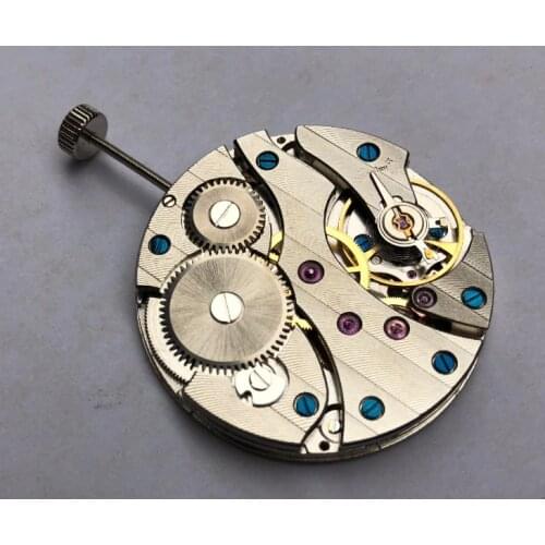 GEERVO 17 jewels mechanical 6497 hand-winding Movements fit for Mens watch jx01a