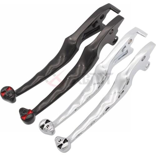 Motorcycle Aluminum Skull Brake Clutch Levers For Suzuki Boulevard S50 S83 C90 2005-2009 Intruder 800 1400 1500 1990-2004