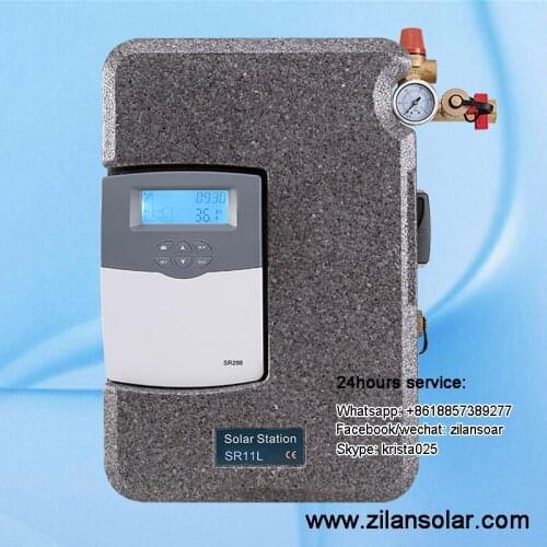 SR11L-288 pump station for solar boiler with SR288 solar controller