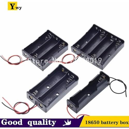 New DIY ABS 18650 Power Bank Cases 1X 2X 3X 4X 18650 Battery Holder Storage Box Case 1 2 3 4 Slot Batteries Container Hard Pin