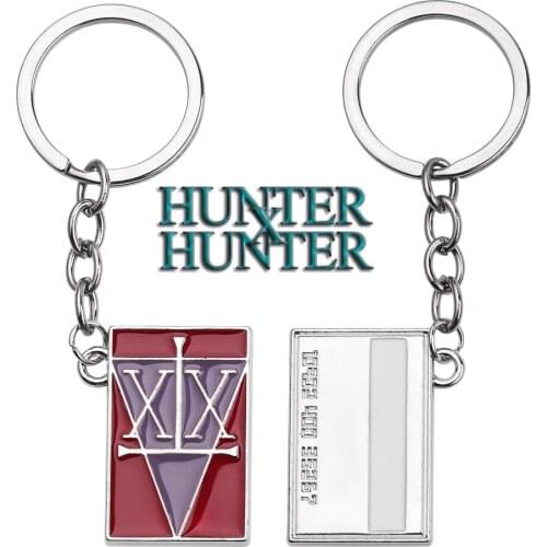 New Game HUNTER x HUNTER Keychain Jewelry GON FREECSS License Pendant Key Ring Holder For Women Men Christmas Gifts
