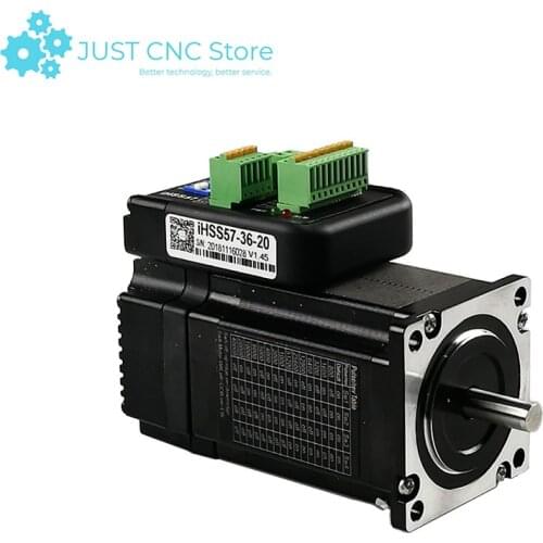 Nema 23 Servo motor 2Nm Integrated Closed Loop Stepper motor with driver 36VDC JMC iHSS57-36-20