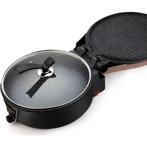 Double-sided Pancake Pan Barbecue Machine Household Double-sided Heating Pancake Machine Electric Baking Pan