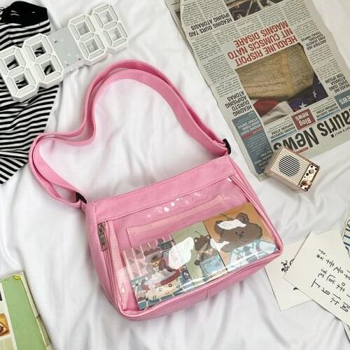 New Arrive Crossbody Bags Women Shoulder Bags Handbags For Girls Fashion Canvas Cute Messenger Bags Students School Bookbag 2020