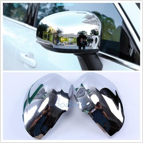 Carbon Fiber Color Rearview Mirror Cover Side Wing Cap Shell Case Moulding Trim Car Styling For Volvo XC60 2018 2019 Accessories