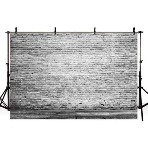 DAWNKNOW Wall Vinyl Photography Background For Gary Wall Brick Photo Shoot Backdrop For Wedding Wall Photo Studio lv1658