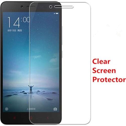 High Quality Wholesale (3 pieces/lot) Clear Front Screen Protector Film Shield For Xiaomi Hongmi Redmi Note 2