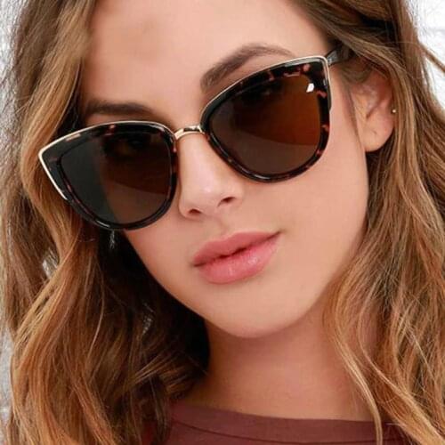 YLWHJJ Cateye Sunglasses Women Vintage Gradient Glasses Retro Cat eye Sun glasses Female Eyewear