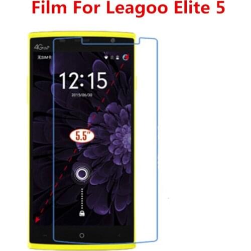 1/2/5/10 Pcs Ultra Thin Clear HD LCD Screen Protector Film With Cleaning Cloth Film For Leagoo Elite 5