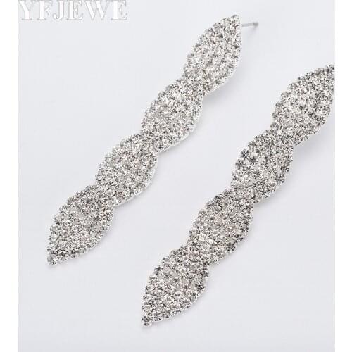 1pair Women Jewelry Drop Earrings Crystal Earrings for Women Dangle Bridal Earrings Wedding E376