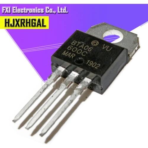 10PCS BTA06-600C TO-220 BTA06-600 TO220 bidirectional triode thyristor New original