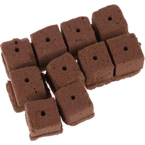 10pcs Grow Plug ) Soilless Cultivation Rose Plants Cuttings, Clones, Nursery Substrate Blocks, Flower Mud Grow Starter Cubes