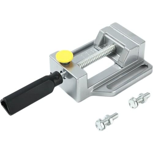 2.5 Inch Bench Flat Vise Tong Stand Drill Press Stand Kit Multifunction Aluminum Drill Tool Hold Adult Sex Bench Drill Woodwork