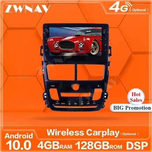 128G Android Screen Car Player GPS Navigation For Toyota Yaris 2017 2018 2019 2020 Auto Radio Stereo Multimedia Player Head Unit