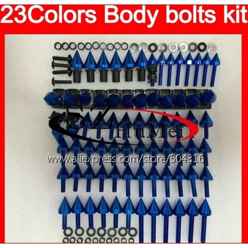 Fairing bolts full screw kit For Aprilia RS250 95 96 97 RSV250R RS-250 RSV250RR 250 1995 1996 1997 Windscreen bolt screws Nuts