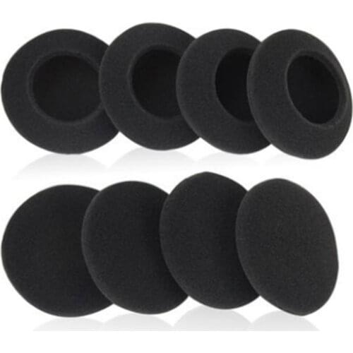 6cm Earphone Sponge Cover, Thickened Ear Cotton Ear Cotton Sponge Cover, Replacement Foam Microphone Cover