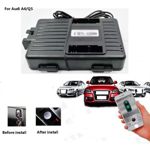 For Audi A4/Q5/S5/A5 2008-2017(original car without push start) add push start remote start keyless entry system Plug and play
