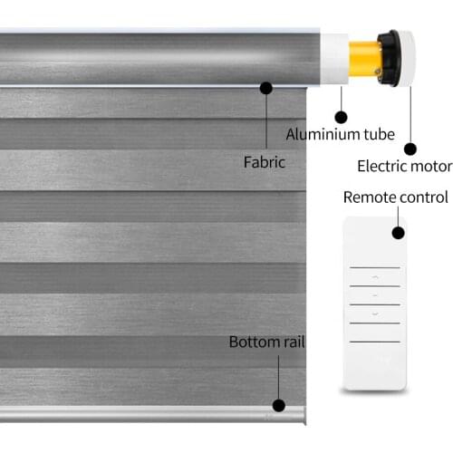 Manual / Motorized zebra Blinds Home decoration roller Blinds