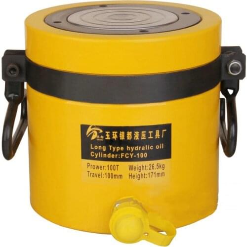 100T Hydraulic Jack 100mm Stroke Hydraulic Jack FCY-100