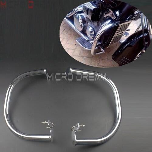 Chrome 1-1/4" Engine Guard VT750C4 VT750C5 Shadow VT750C2B VT750DC Black Spirit 2004-Later Highway Crash Bar Bumper for Honda
