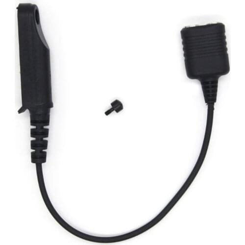 Adapter Cable Baofeng UV-9R Plus UV-XR Waterproof to 2 Pin Suitable for UV-5R UV-82 UV-S9 Walkie Talkie Headset Speaker Mic