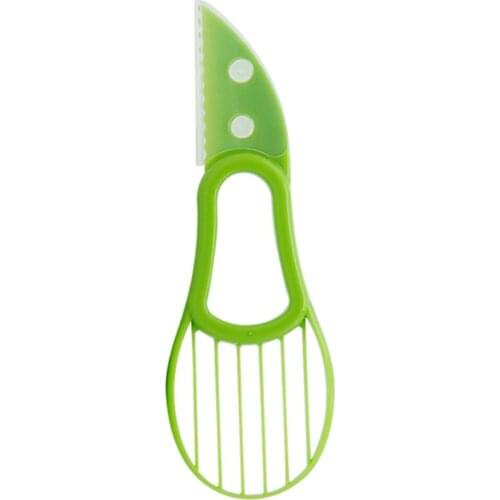 Multi-functional Three In One Avocado Core Remover Household Kitchen Creative Tool Dicing Tool Avocado Cut