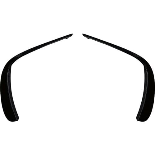 Front Bumper Spoiler for Mercedes Benz E Class W213 E260 E300 E53 2021 Bright Black ABS Fog Lights Decorative Cover