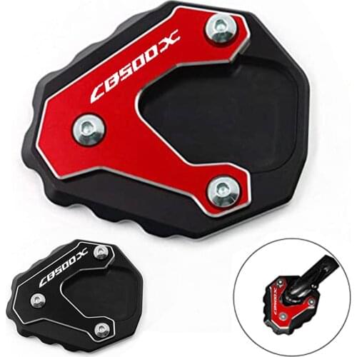 For HONDA CB500X CB 500X CB500 X 2017-2022 2021 Motorcycle CNC Kickstand Foot Side Stand Extension Pad Support Enlarge Plate