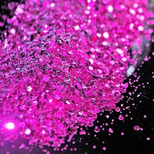 Purple Art Powder Dust Tip For Women DIY Nail Art Decorations Manicure Tools Mix Shining Nail Glitter Sequins
