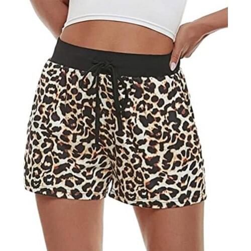 Plus Size Shorts Women Flower Print Elastic Waist High Waist Pockets Drawstring Sweat Shorts Streetwear Summer Sports Shorts