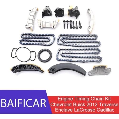 Brand New Genuine Engine Timing Chain Kit Repair Set 12599720 For Chevrolet 2012 Traverse Buick 2012 Enclave LaCrosse Cadillac