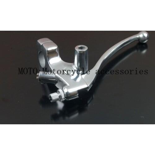 Motorcycle polishing Clutch Handle Seat Left 1" 25mm For Steed 400/600 VT600 SHADOW 400/750 Magna 250/750