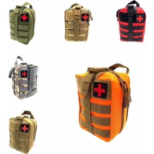 Tactical Waist Pack Camping Climbing Bag Black Emergency Case Outdoor Water First Aid Kits Travel Oxford Cloth