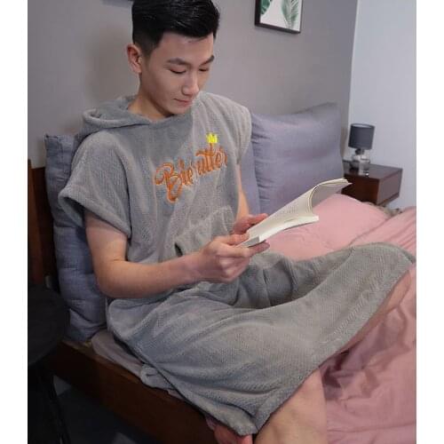 Ultra Absorbent Towel Women Men Comfortable Water Absorption Portable Beach Cloak Sleeveless Swim TowelSwimming Bath Towels