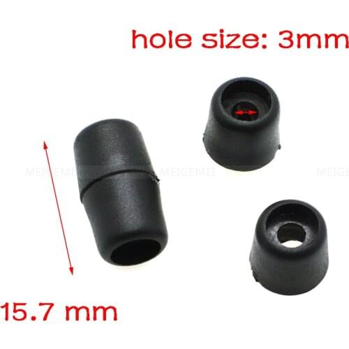 1000pcs/pack Plastic Lanyard Safety Breakaway Pop Barrel Connectors For Paracord/Necklace Black Free Shipping #C0007-B2