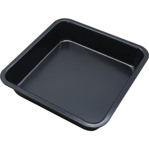 14.5 Inch Thicken Rectangular Non-Stick High Carbon Steel Baking Tray Oven Rectangular Black Baking Tray DIY Baking for Kitchen