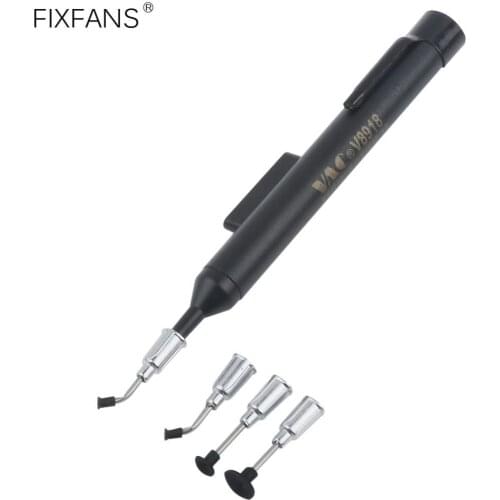 Anti Static Vacuum Sucking Pen Easy Pick Up Tool with 4 Suction Headers for IC Chip SMD SMT Repair Work